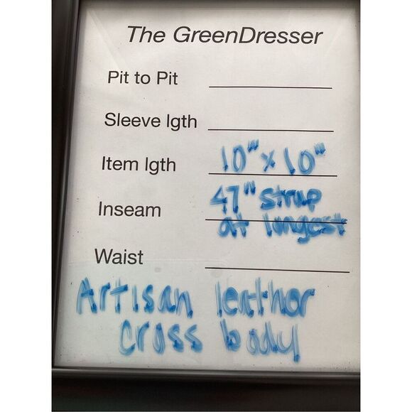 Artisan leather boho purse - Picture 8 of 8